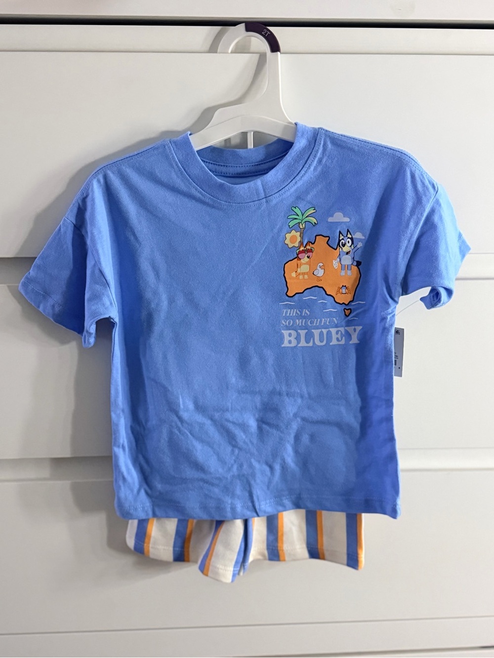 Kids' Light Blue Graphic Tee